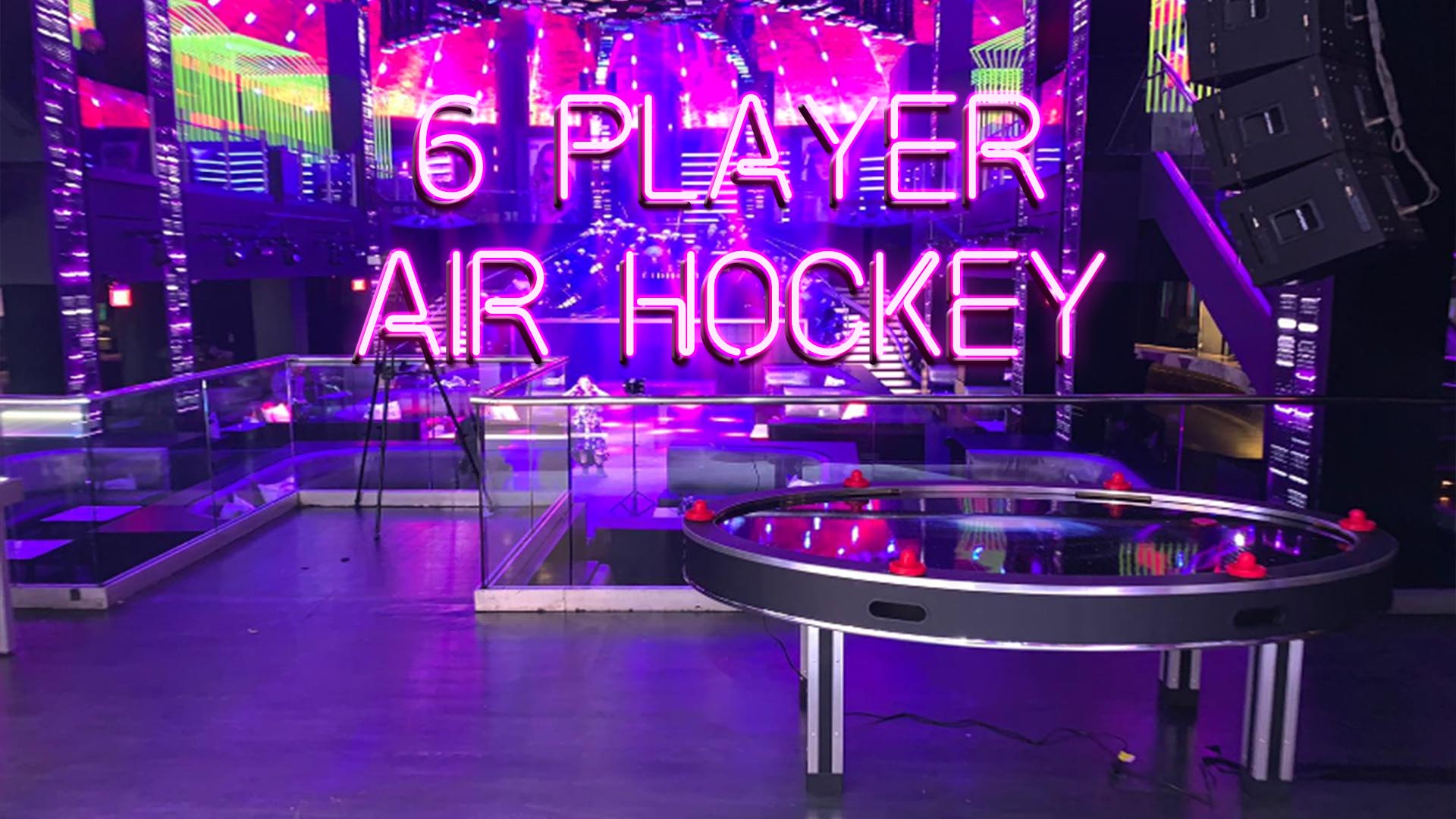 arcade 6-player air hockey